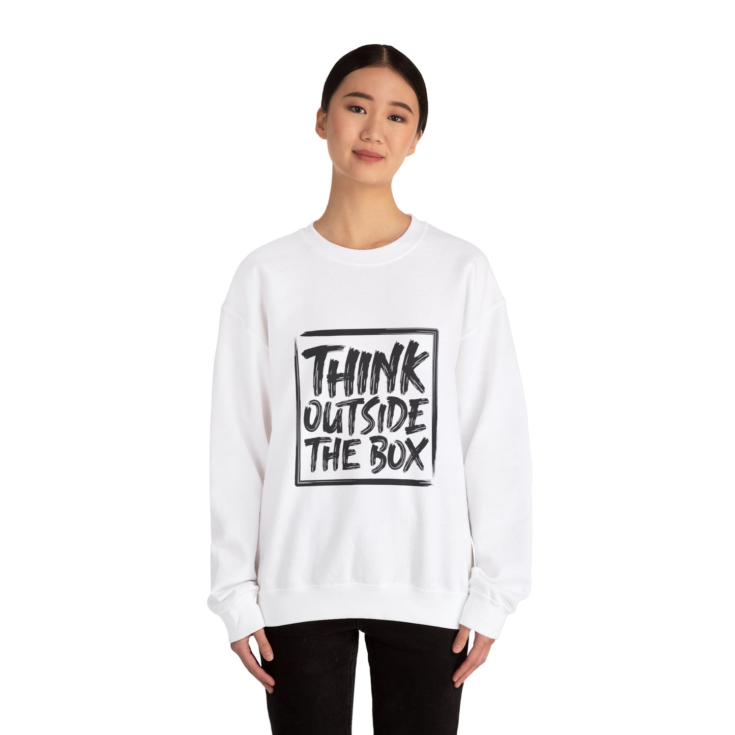 Think Outside The Box Unisex Heavy Blend™ Crewneck Sweatshirt