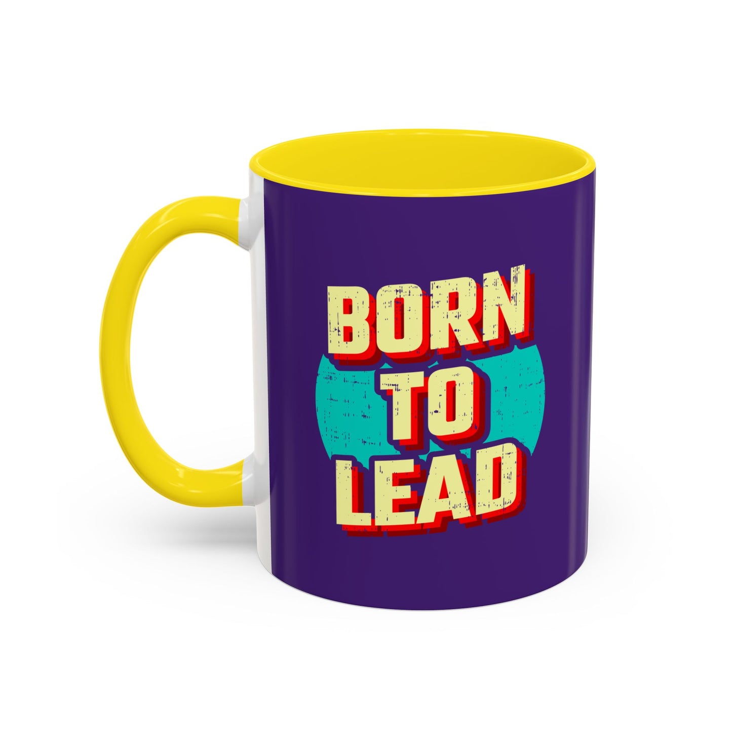 Born To Lead Accent Coffee Mug (11, 15oz)