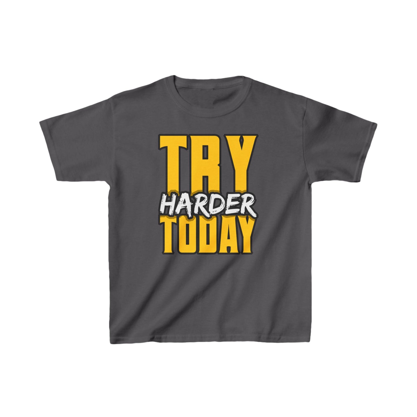 Try Harder Today Kids Heavy Cotton™ Tee