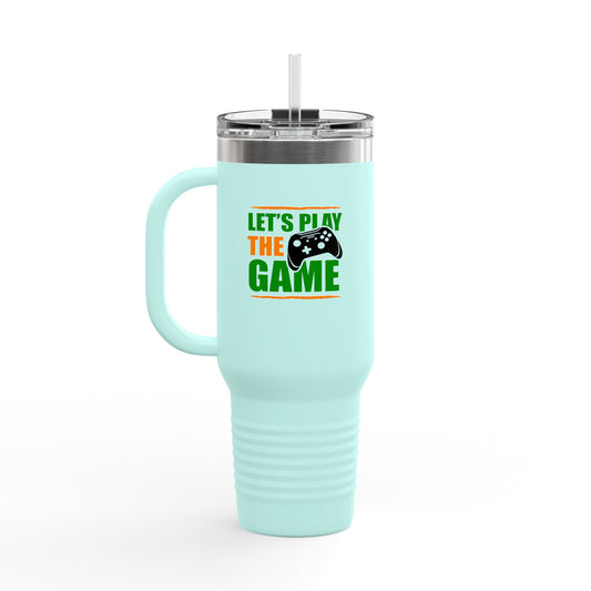 Let's Play The Game Insulated Travel Mug, 40oz