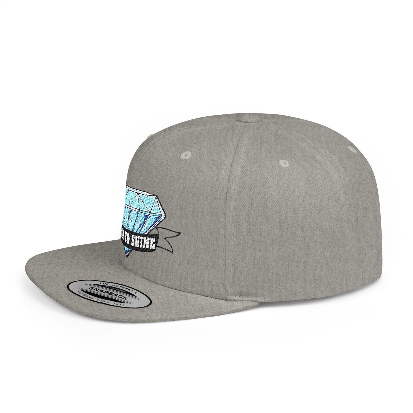 Born To Shine Flat Bill Snapback