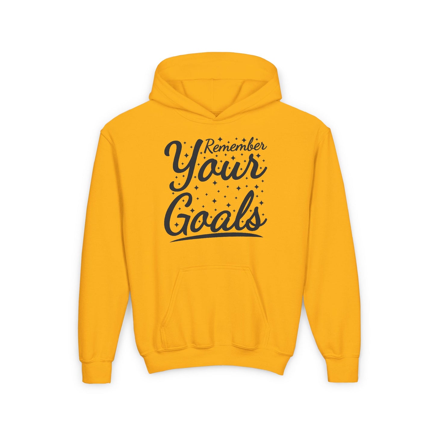 Remember Your Goals Youth Heavy Blend Hooded Sweatshirt