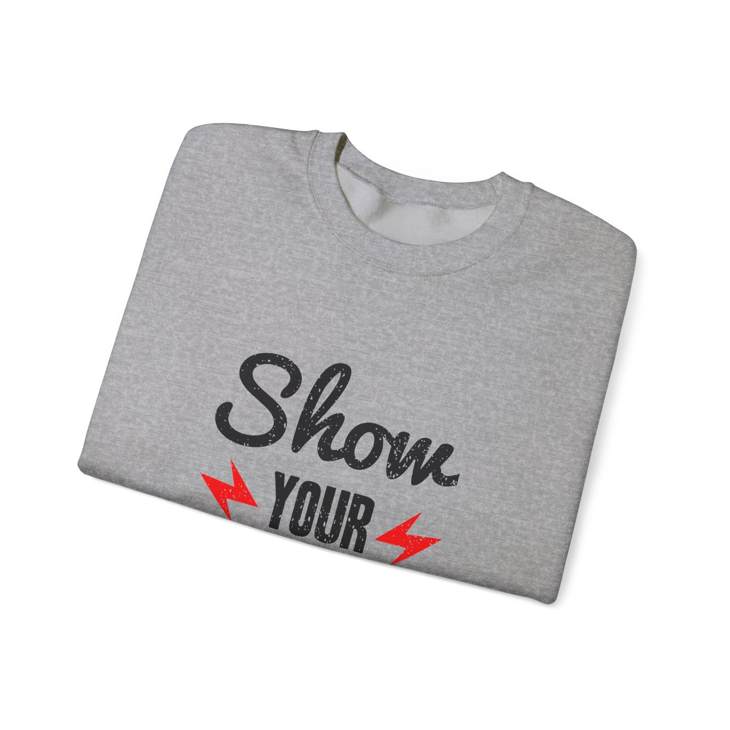 Show Your Brave Unisex Heavy Blend™ Crewneck Sweatshirt