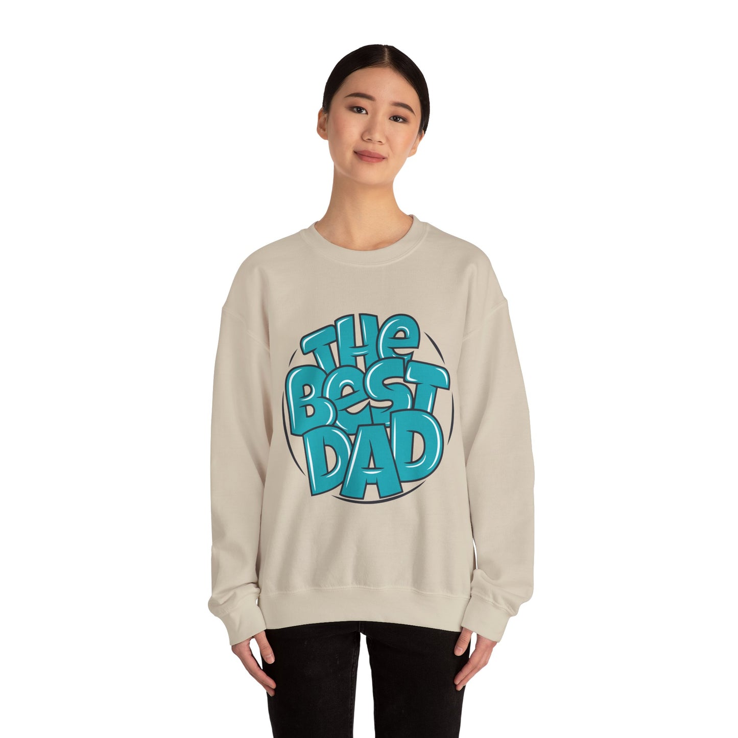 The Best Dad Unisex Heavy Blend™ Crewneck Sweatshirt
