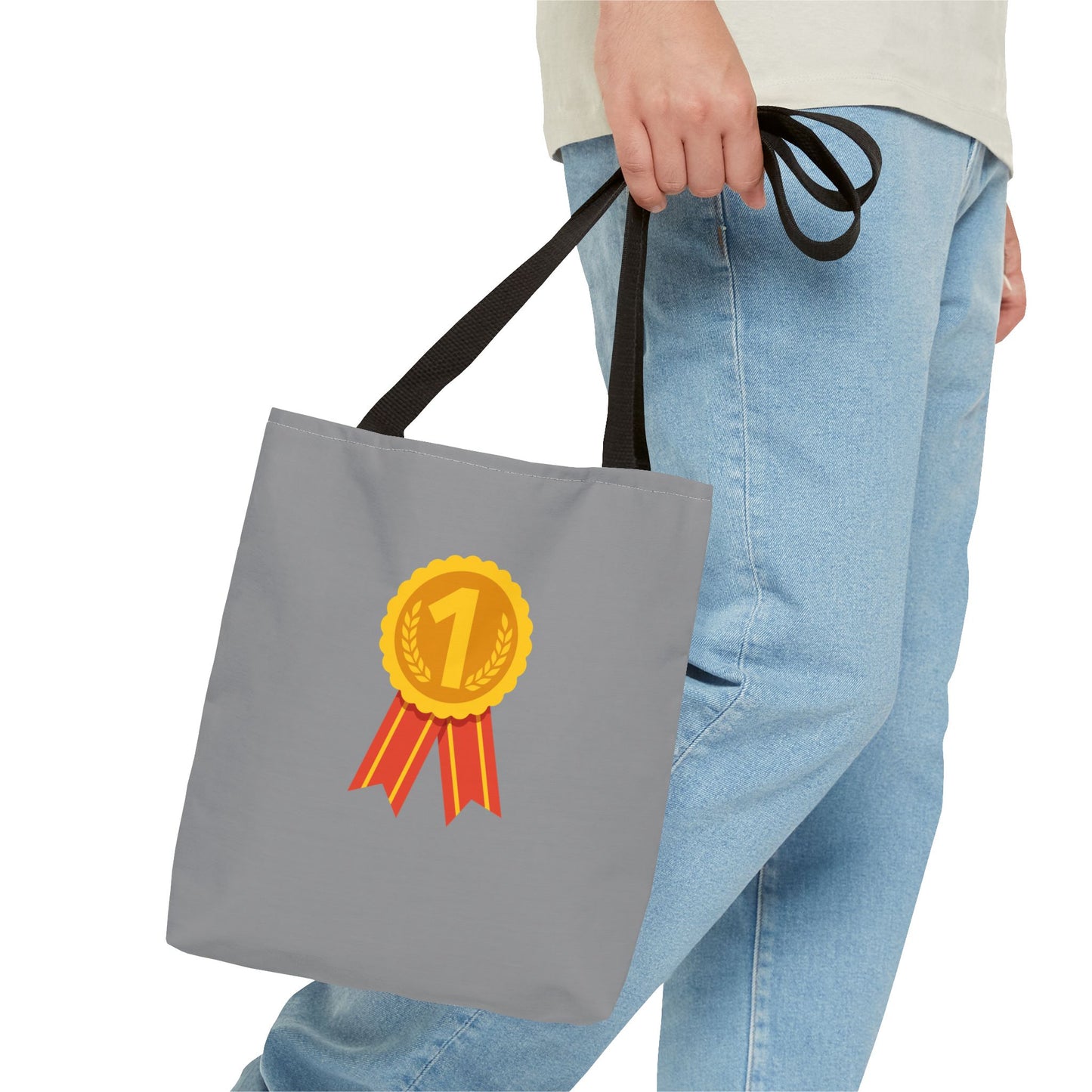 Gold Medal Symbol Tote Bag (AOP)