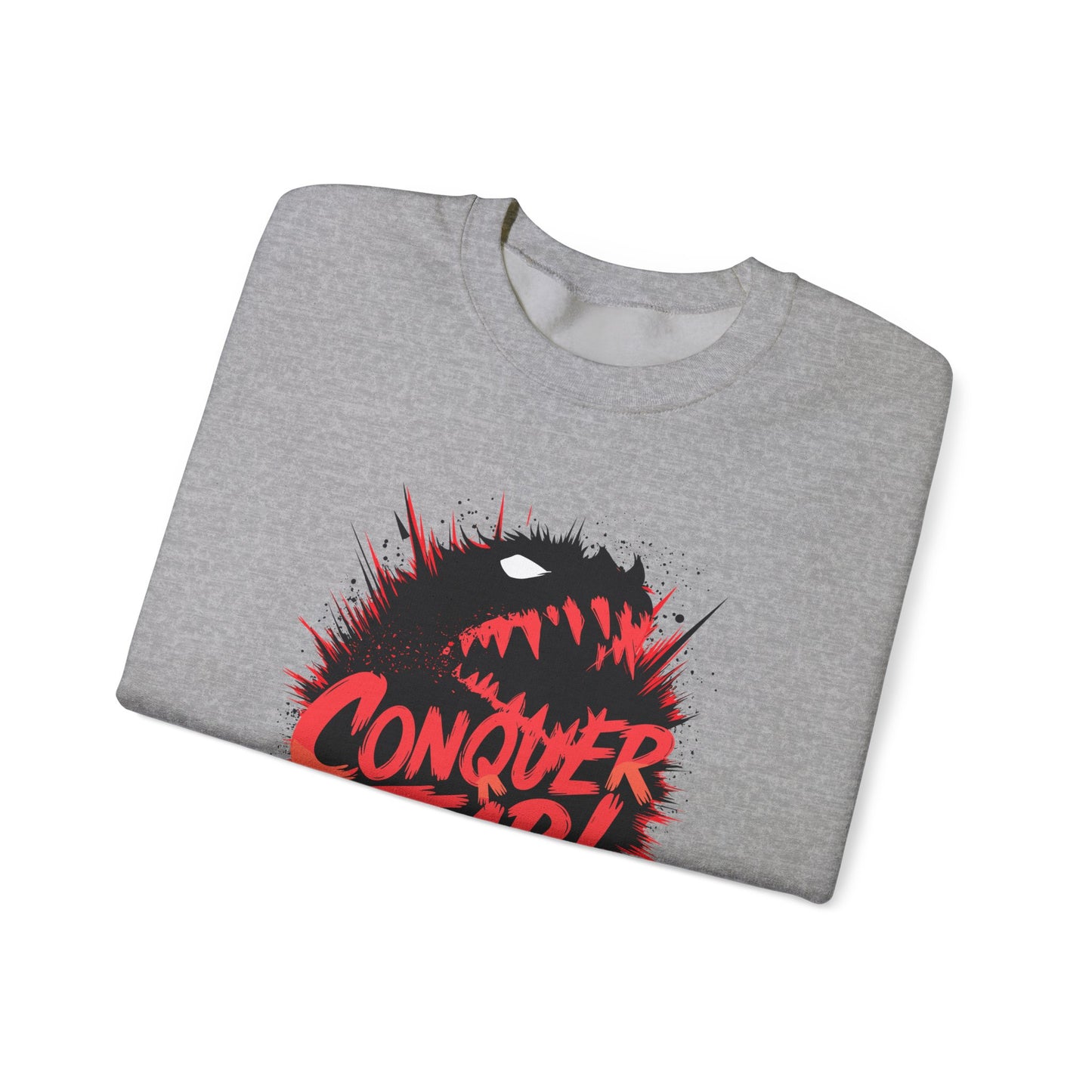 Conquer Fear! Unisex Heavy Blend™ Crewneck Sweatshirt