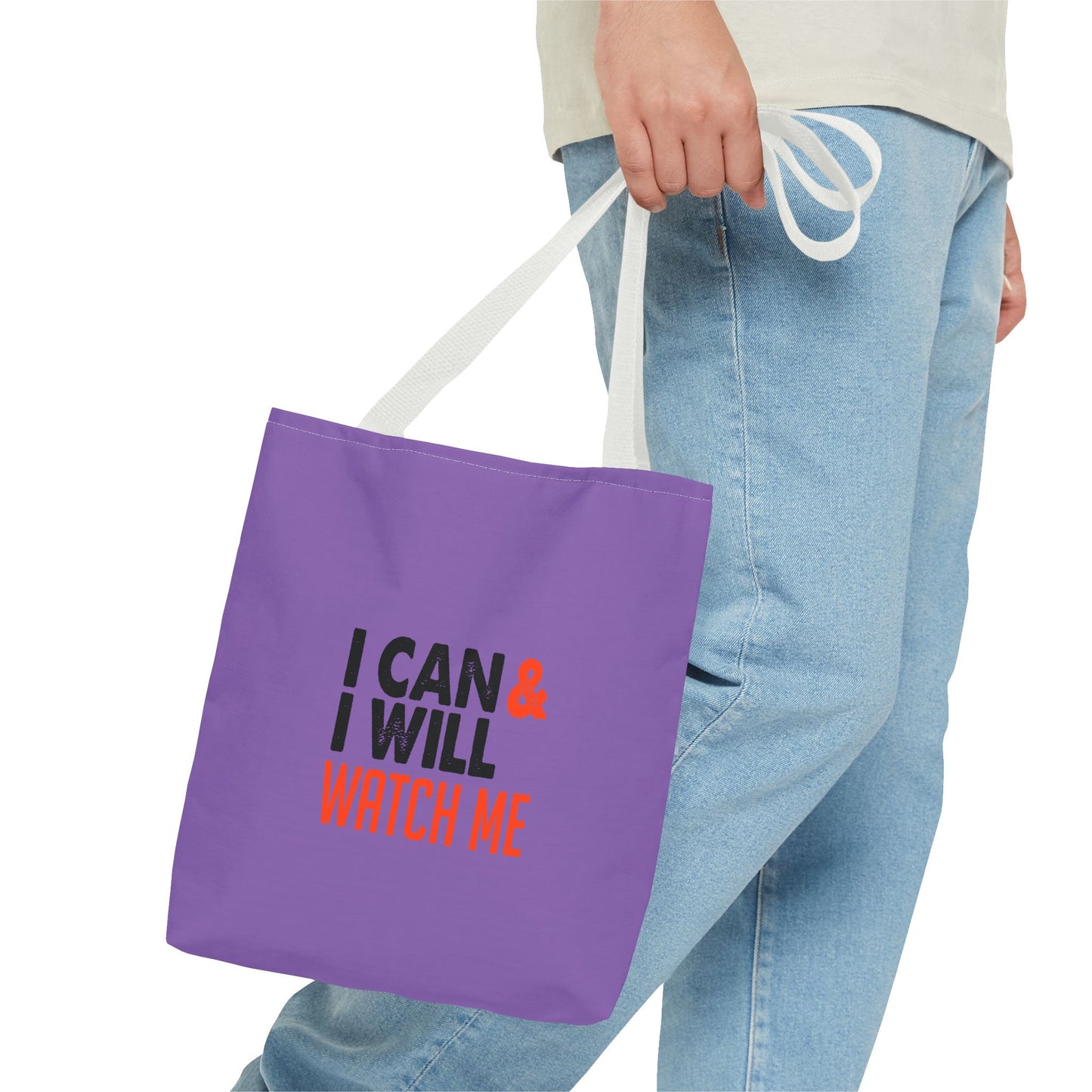 I Can & I Will Watch Me Tote Bag (AOP)