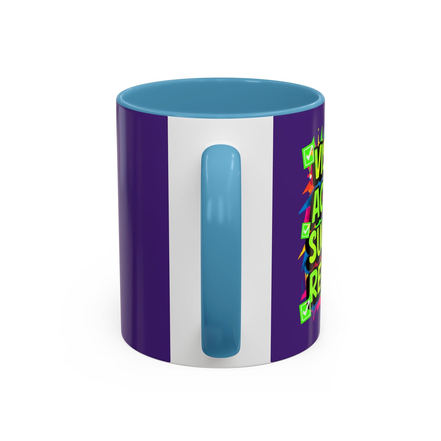 Vision Action Success Repeat Accent Coffee Mug (11, 15oz)