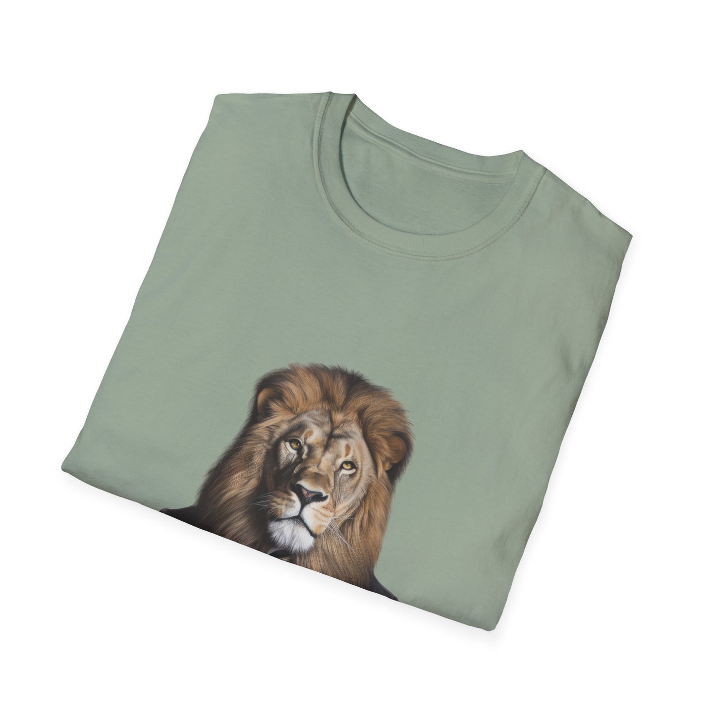 lion business person Unisex Softstyle T-Shirt