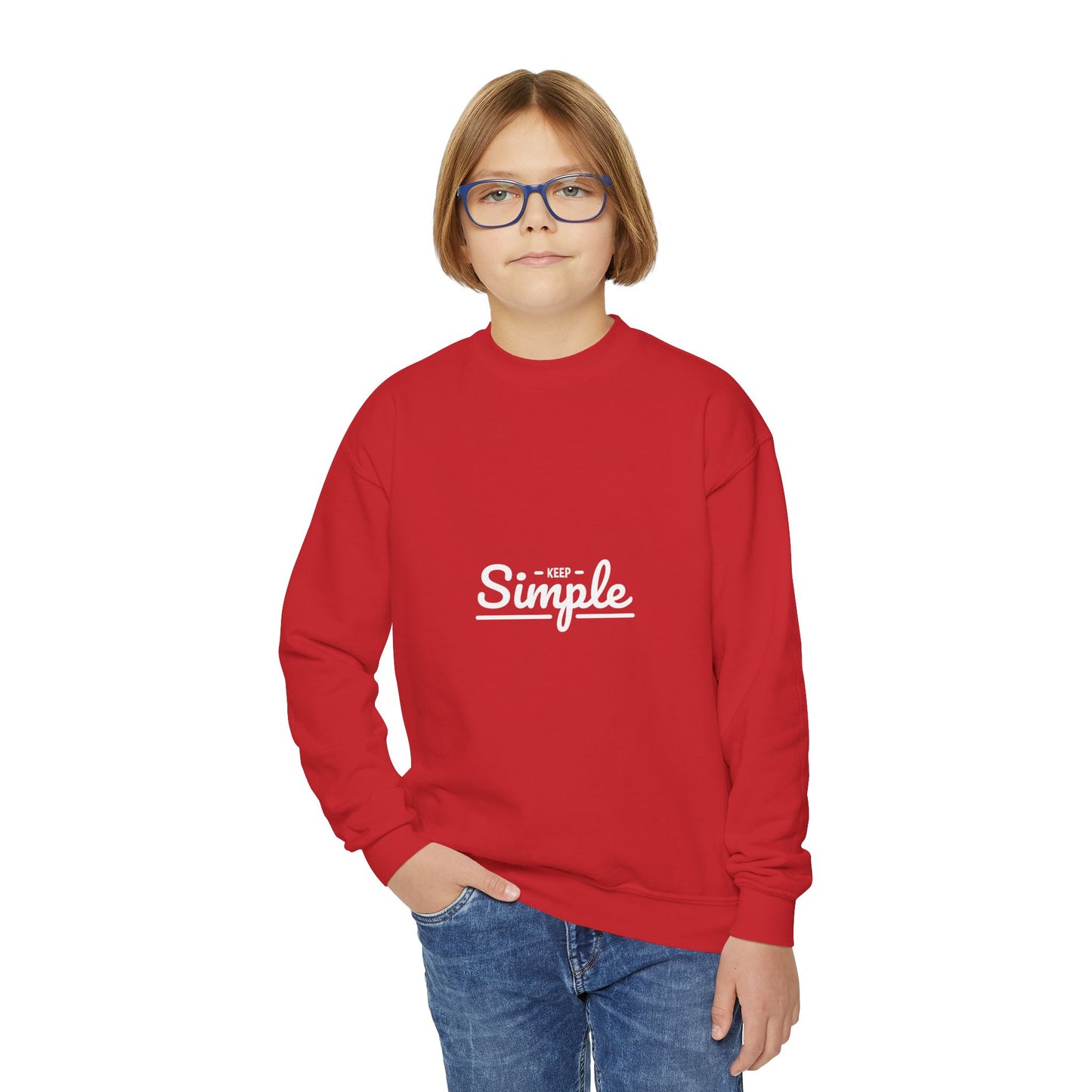 Keep Simple Youth Crewneck Sweatshirt
