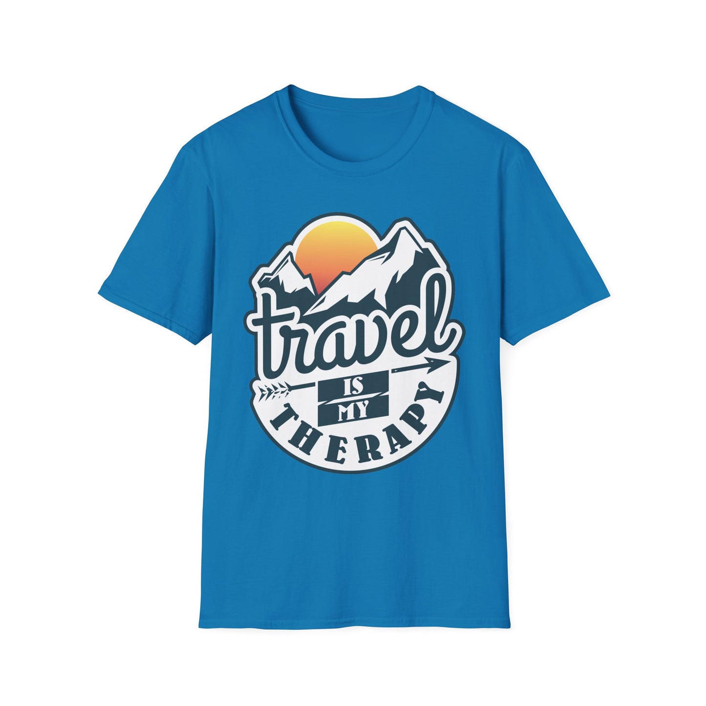 Travel Is My Therapy Unisex Softstyle T-Shirt