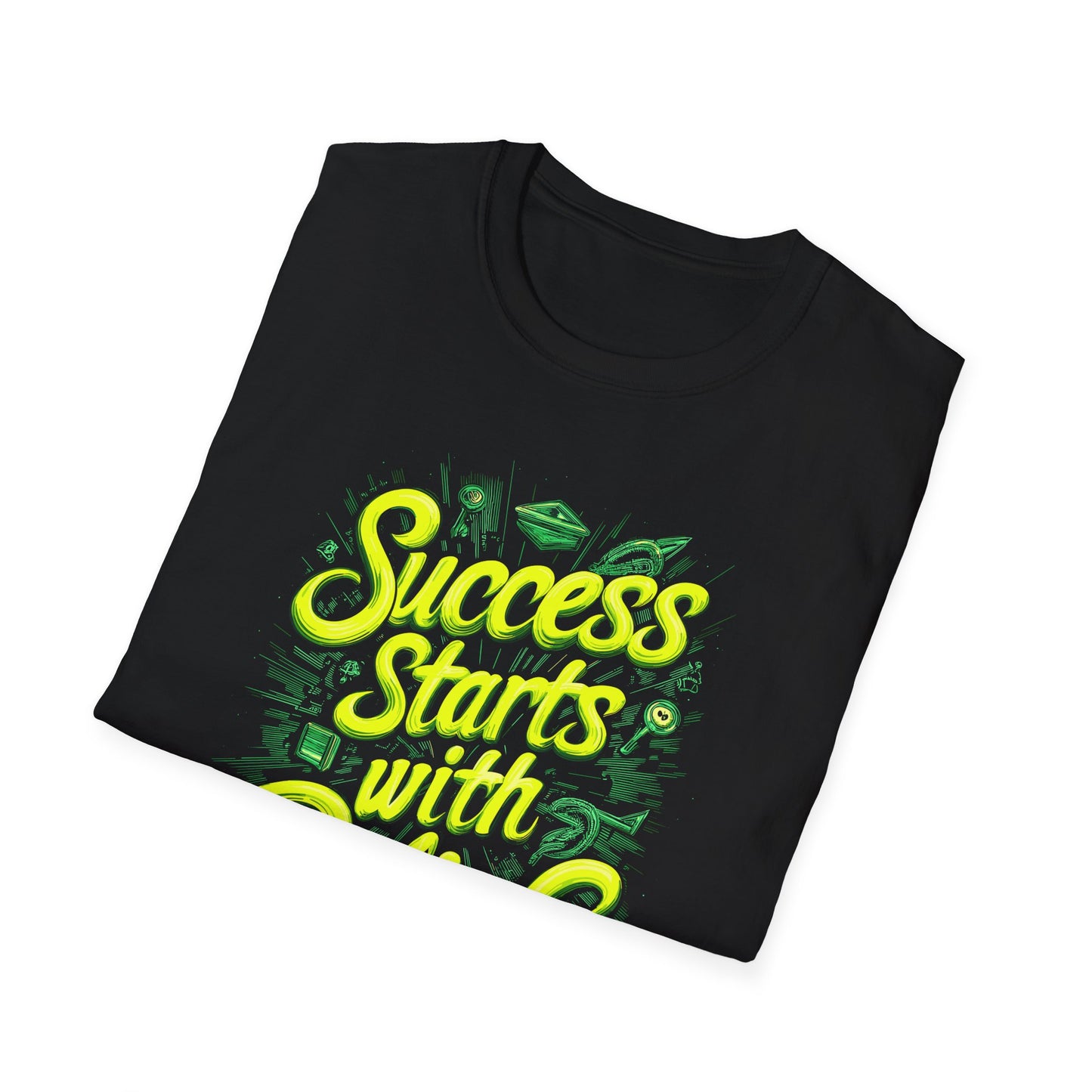 Success Starts With Belief Unisex Softstyle T-Shirt