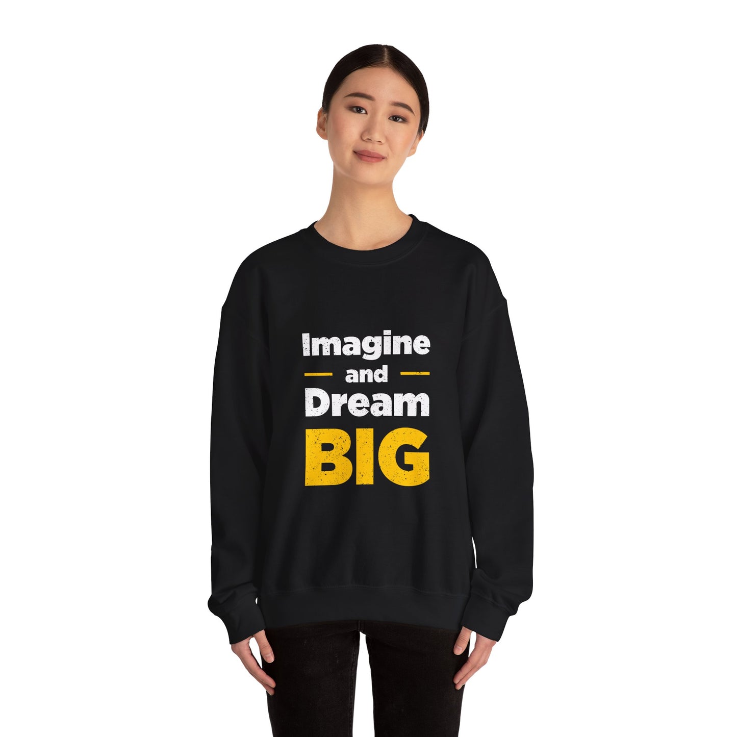 Imagine And Dream Big Unisex Heavy Blend™ Crewneck Sweatshirt