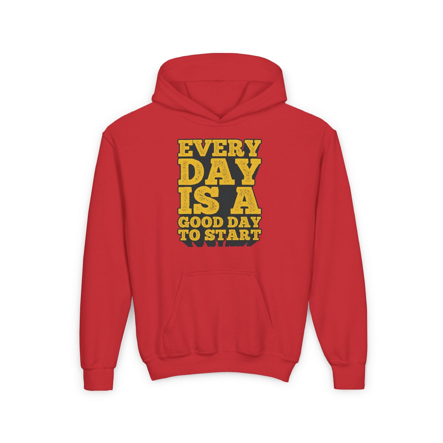 Every Day Is A Good Day To Start Youth Heavy Blend Hooded Sweatshirt