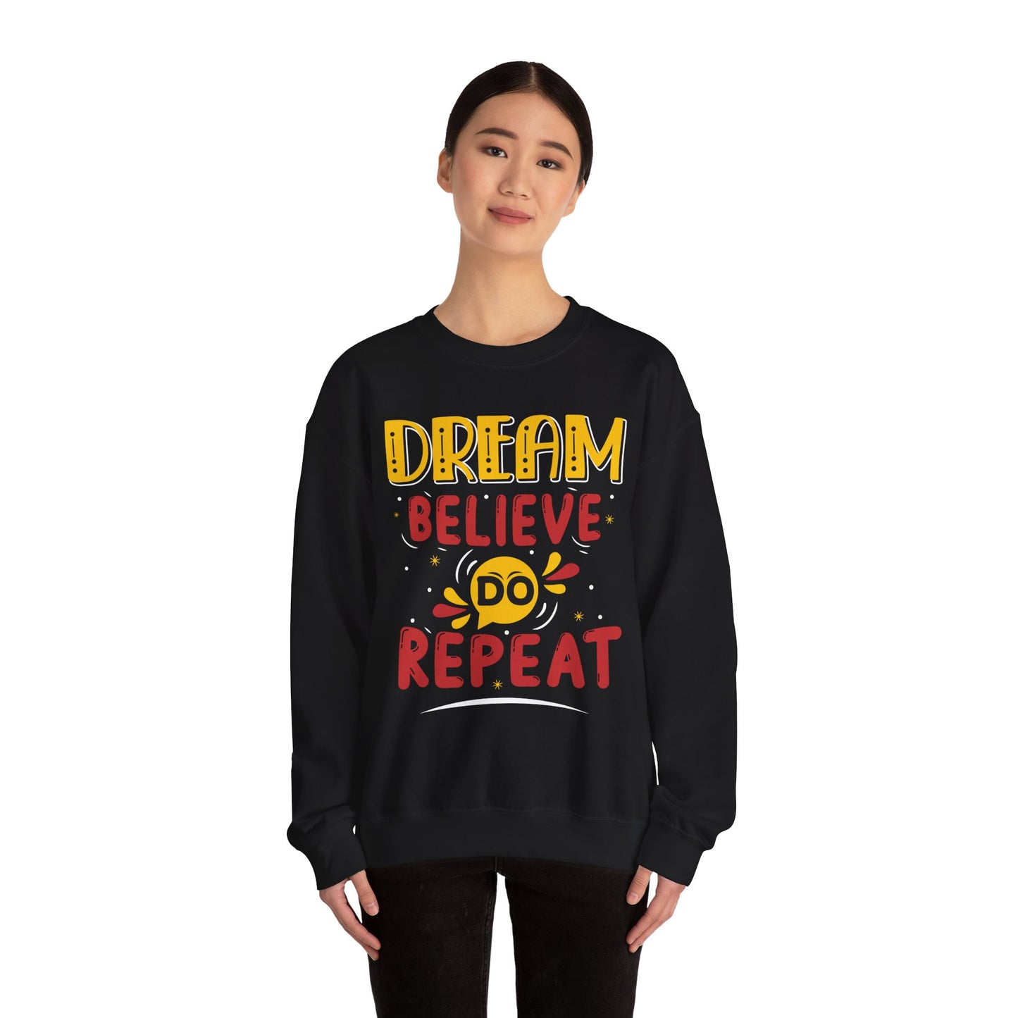 Dream Believe Repeat Unisex Heavy Blend™ Crewneck Sweatshirt