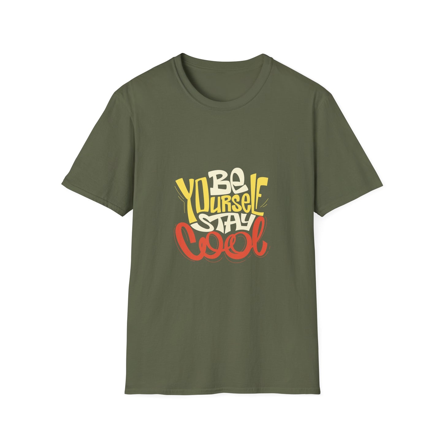 Be Yourself Stay Cool Unisex Softstyle T-Shirt