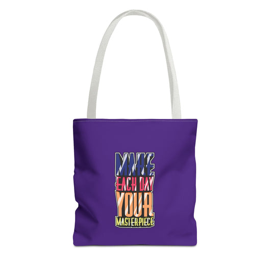 Make Each Day Your Masterpiece Tote Bag (AOP)