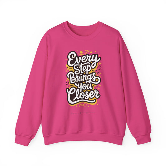 Every Step Brings You Closer Unisex Heavy Blend™ Crewneck Sweatshirt