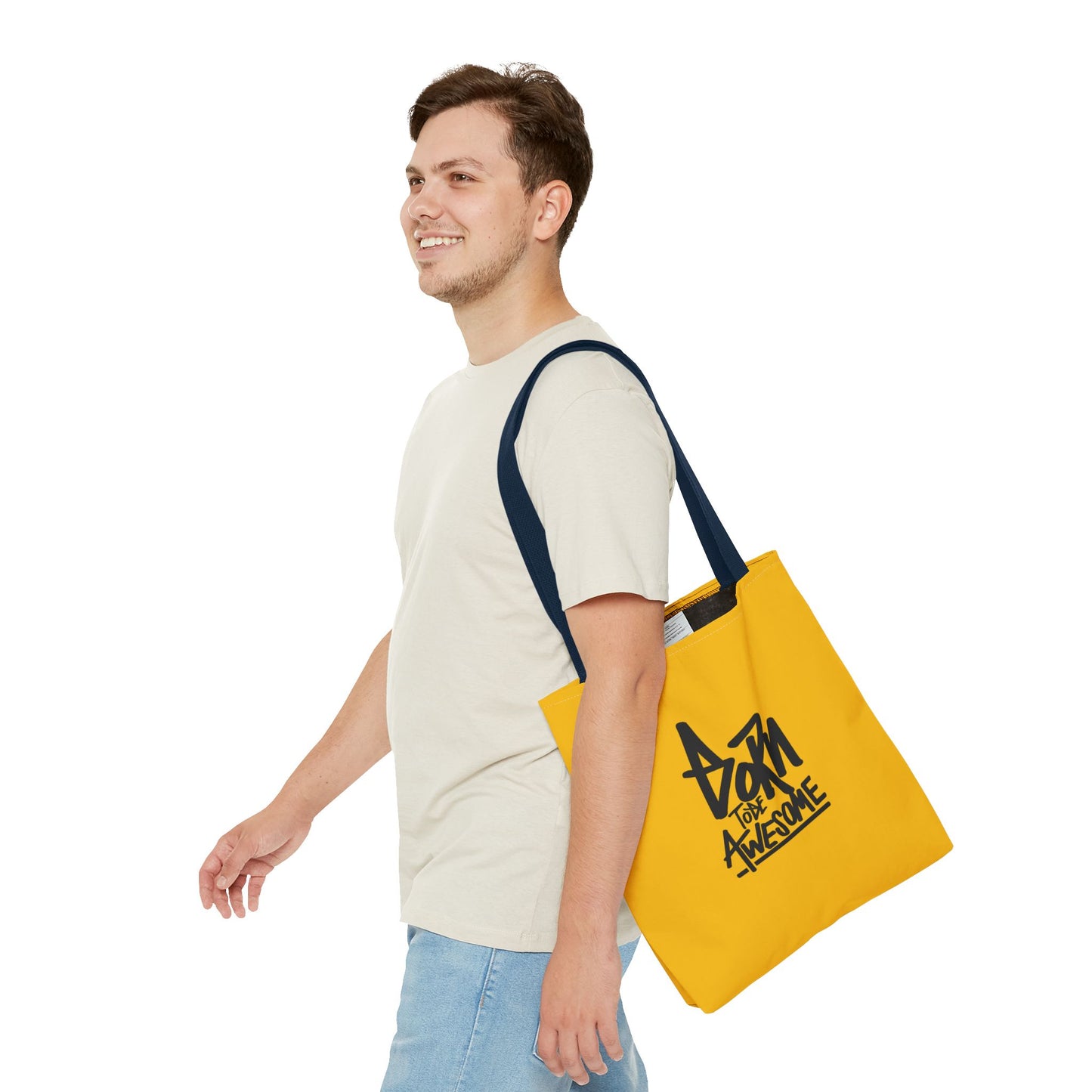 Born To Be Awesome Tote Bag (AOP)