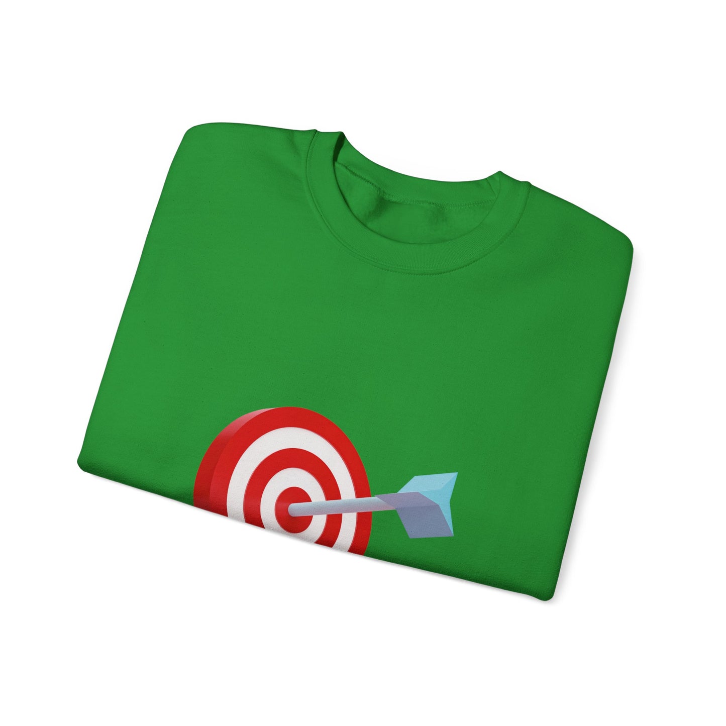 3d Render Arroe Hit The Center Of Target Or Goal Of Success Unisex Heavy Blend™ Crewneck Sweatshirt