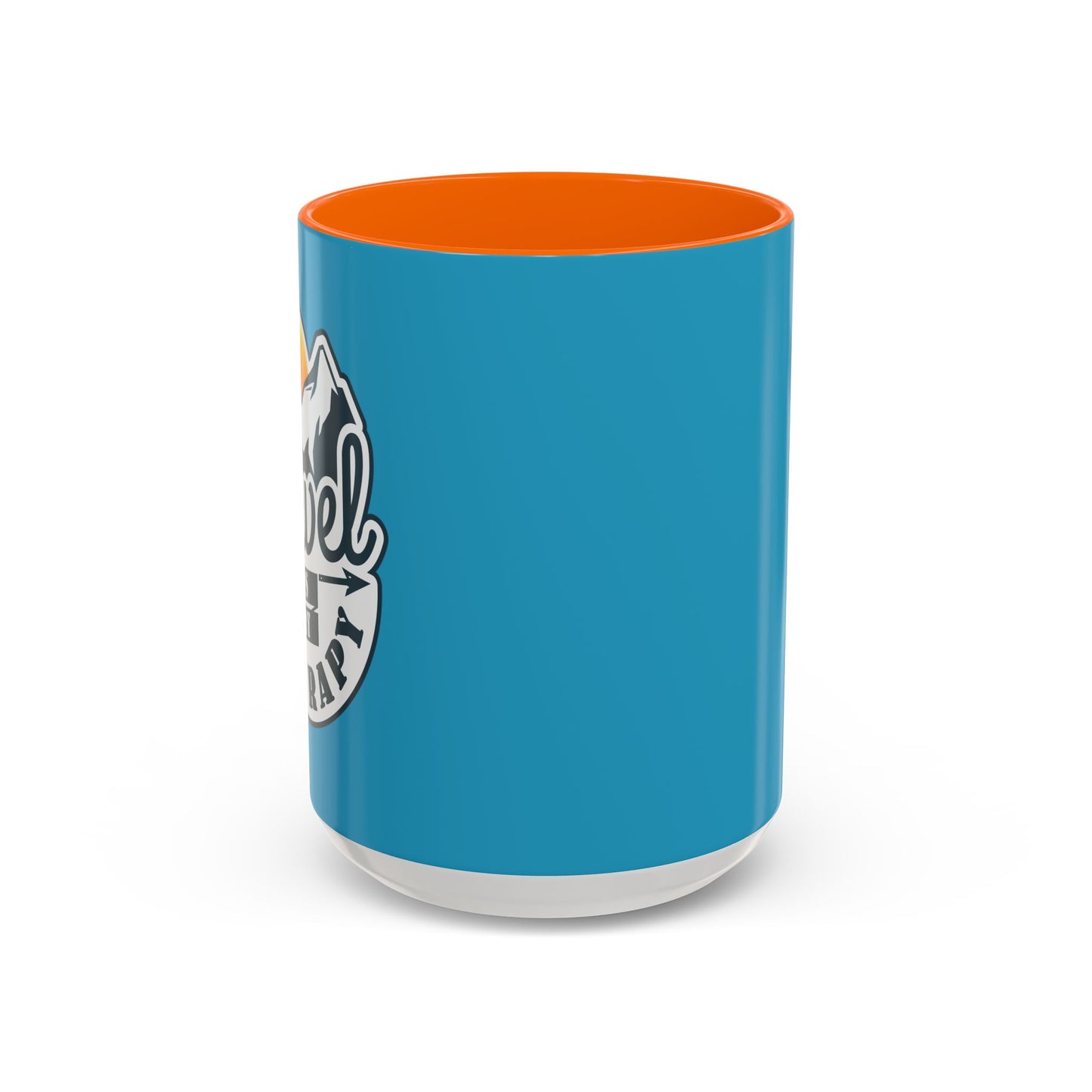 Travel Is My Therapy Accent Coffee Mug (11, 15oz)