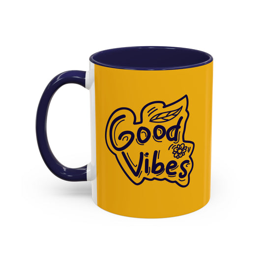 Good Vibes Accent Coffee Mug (11, 15oz)