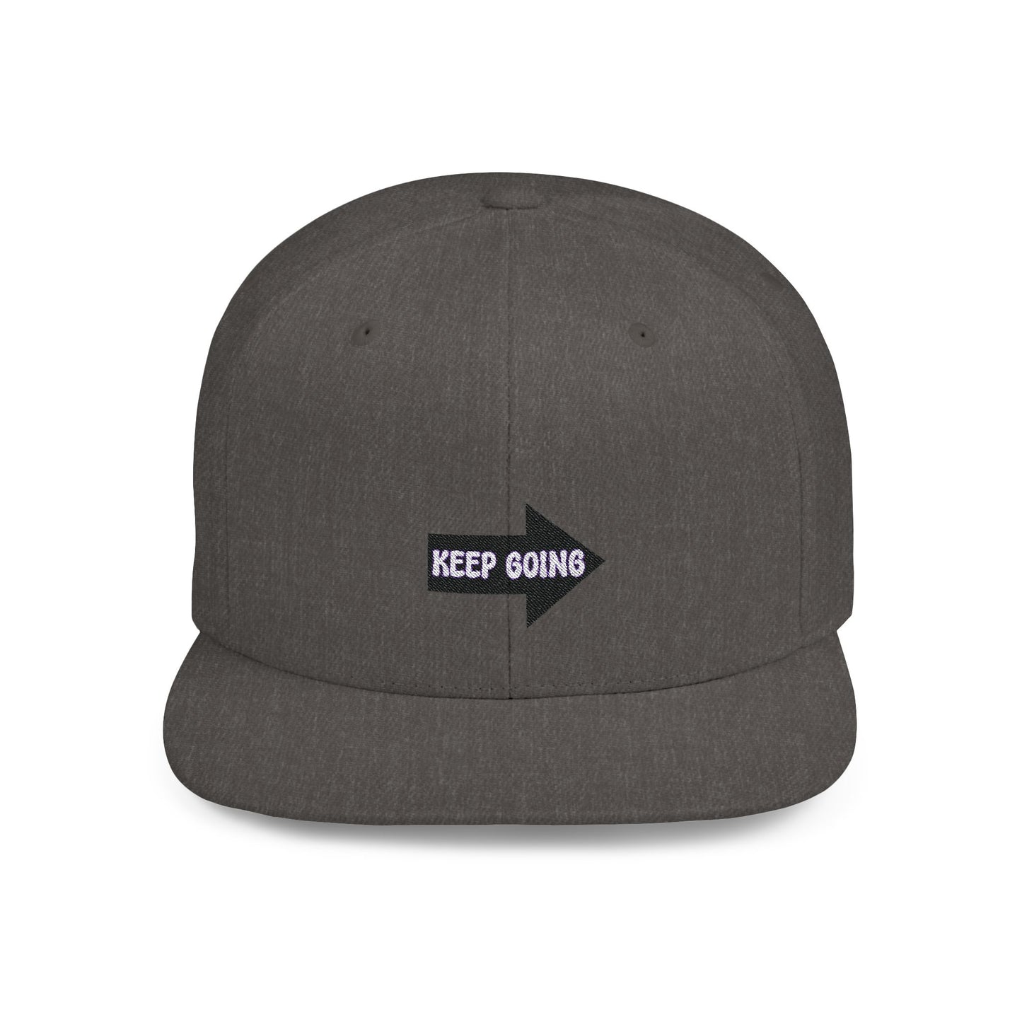Keep Going Flat Bill Snapback