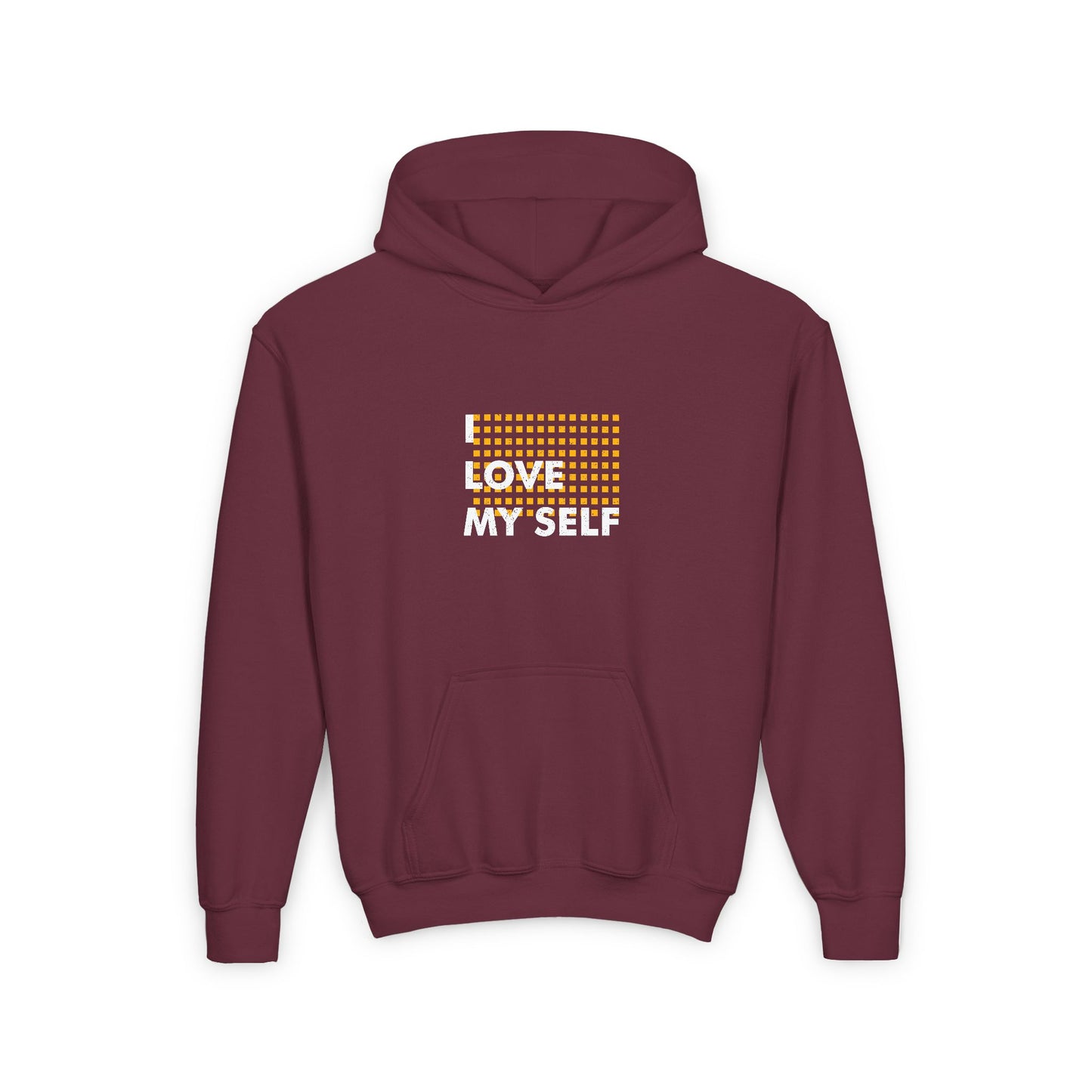 I Love Myself Youth Heavy Blend Hooded Sweatshirt
