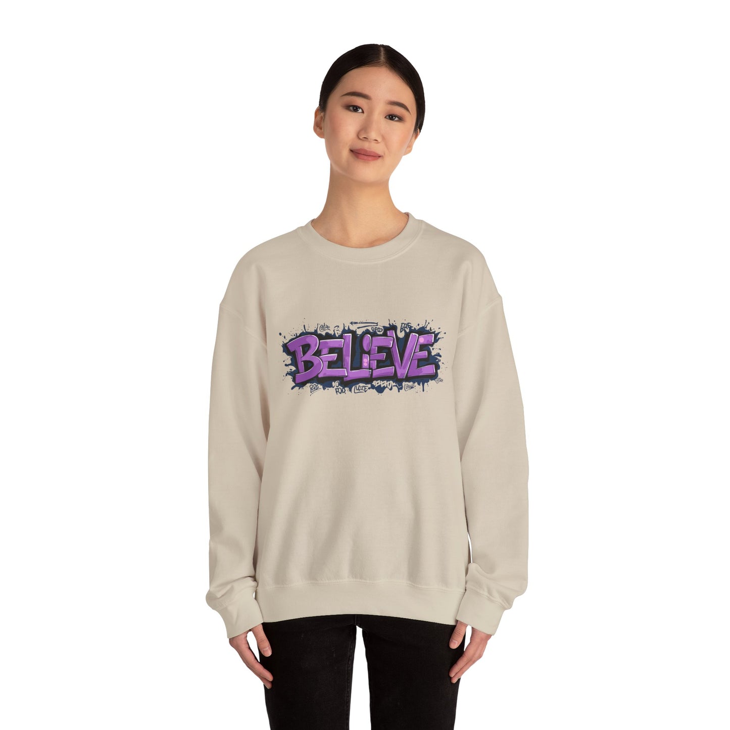 Believe Unisex Heavy Blend™ Crewneck Sweatshirt