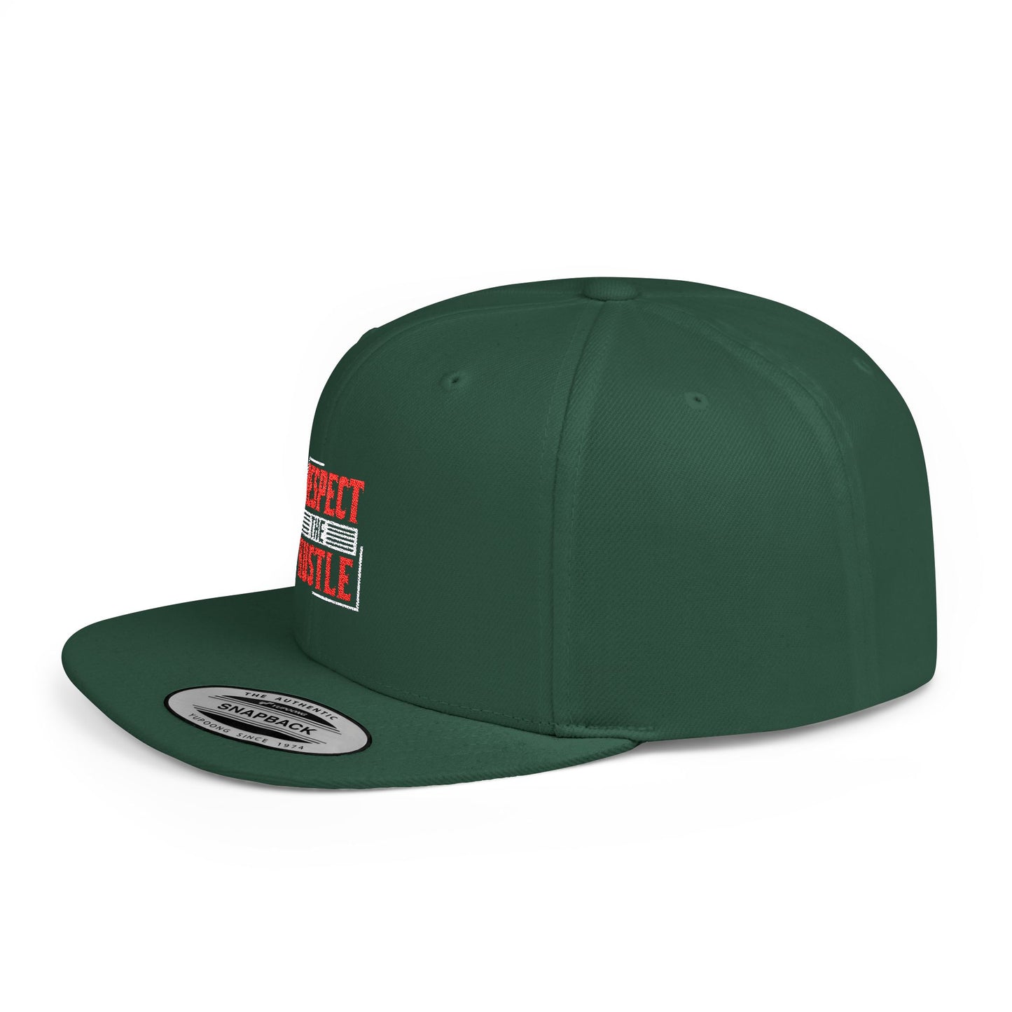 Respect The Hustle Flat Bill Snapback