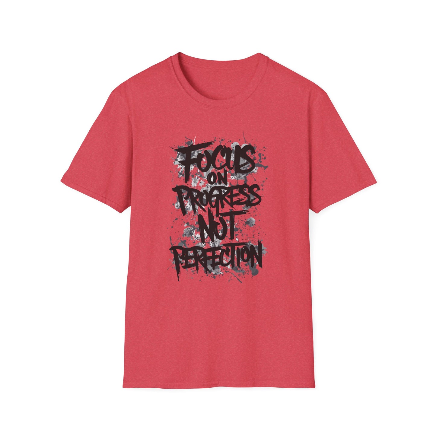 Focus On Progress Not Perfection Unisex Softstyle T-Shirt