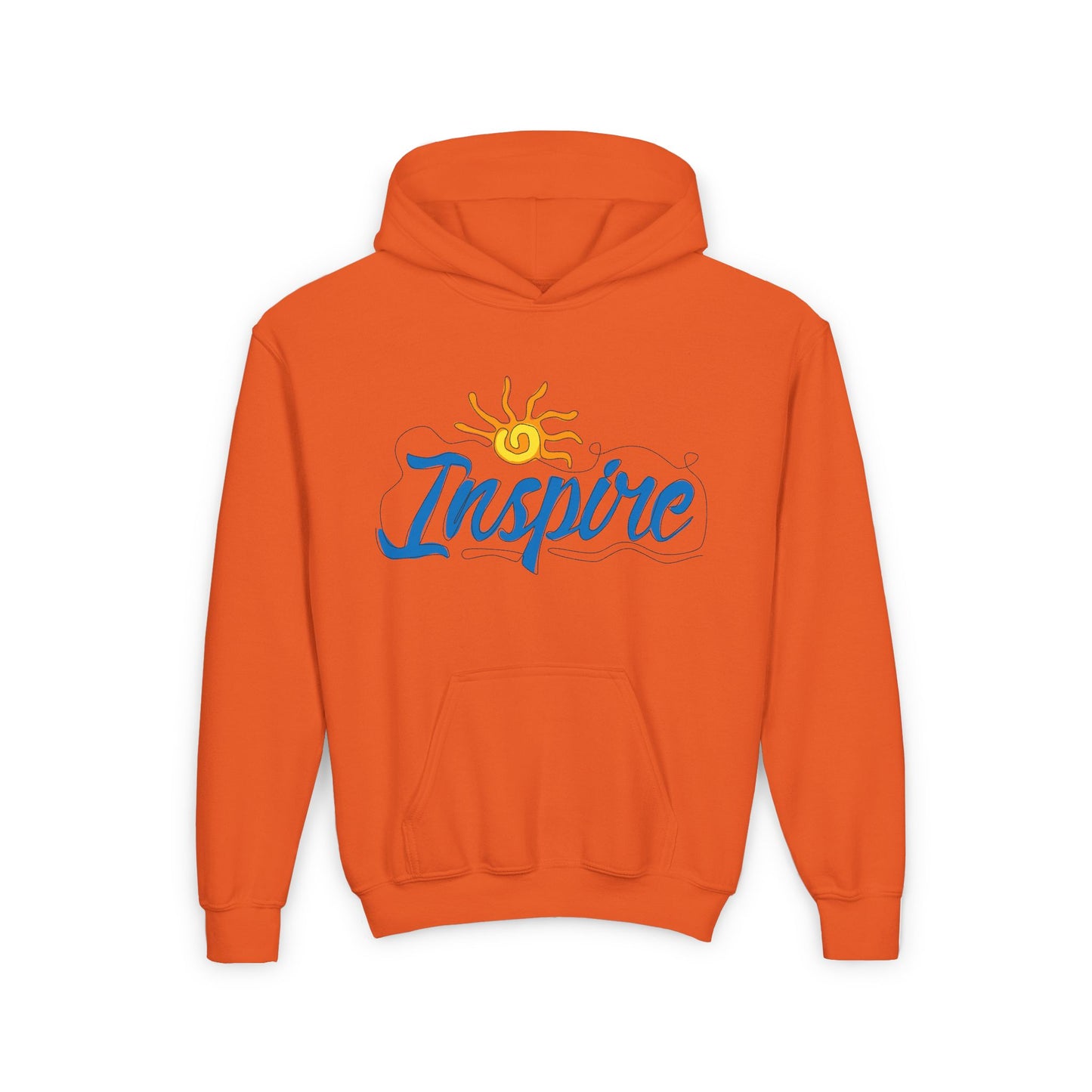 Inspire Youth Heavy Blend Hooded Sweatshirt