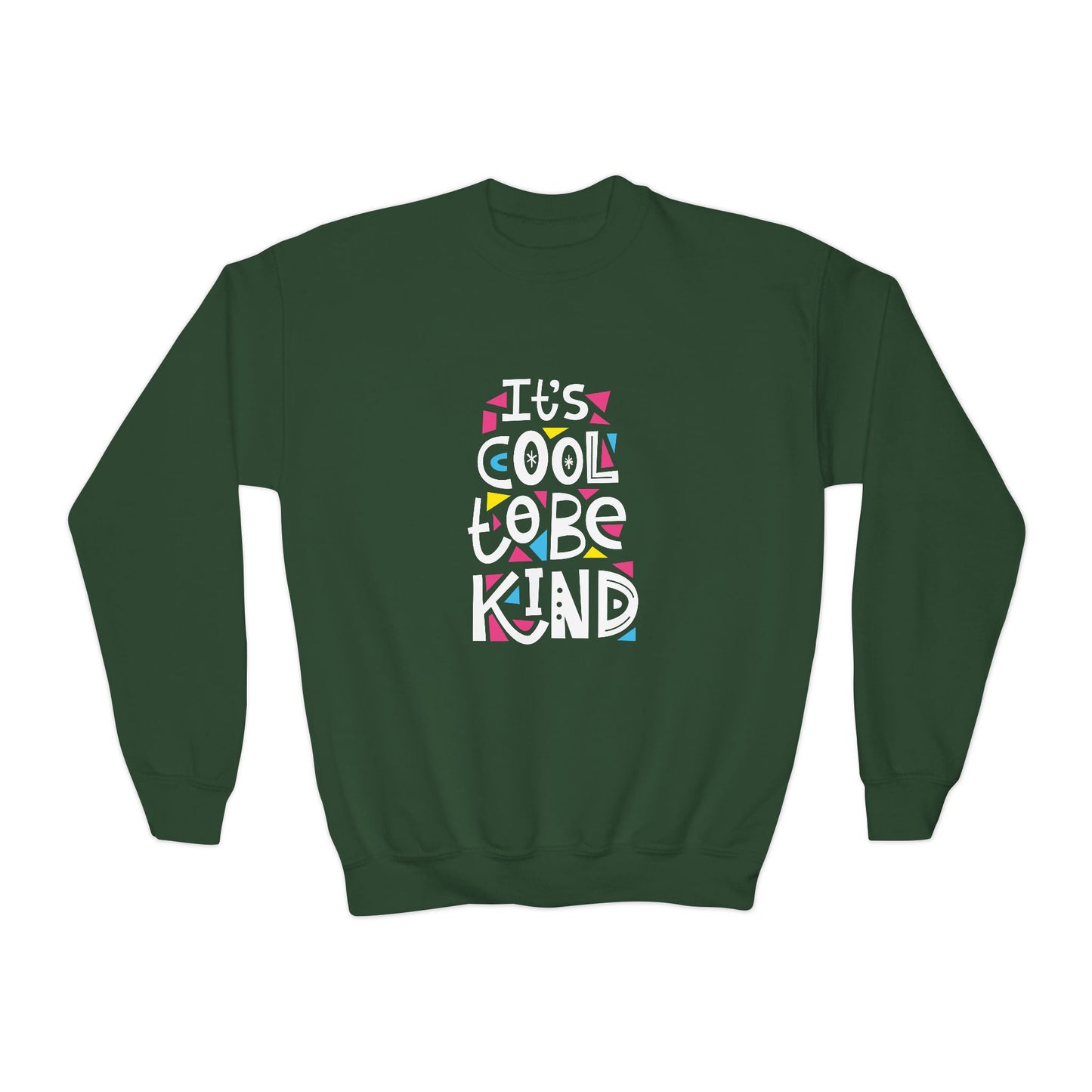 It's Cool To Be Kind Youth Crewneck Sweatshirt