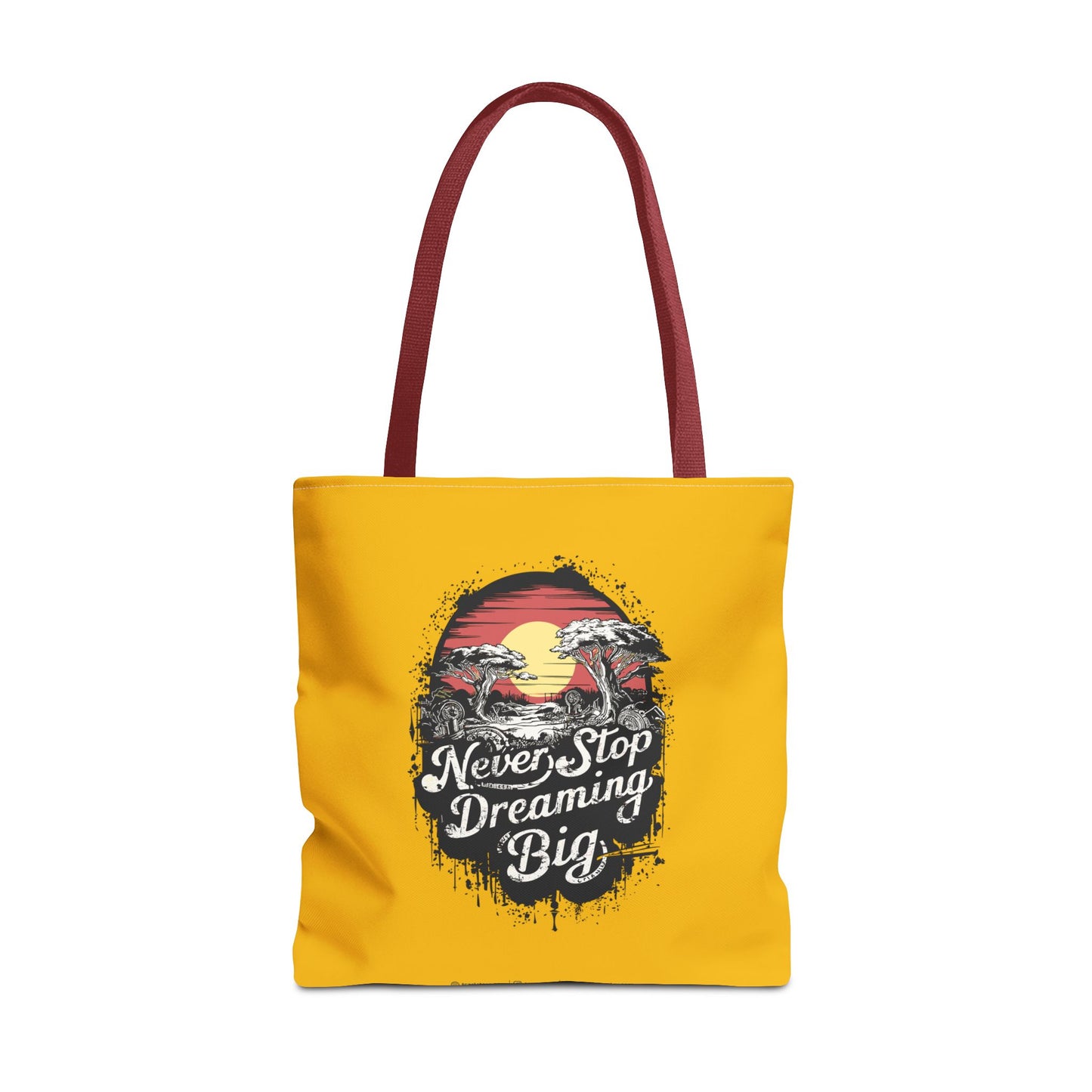 Never Stop Dreaming Big Tote Bag (AOP)