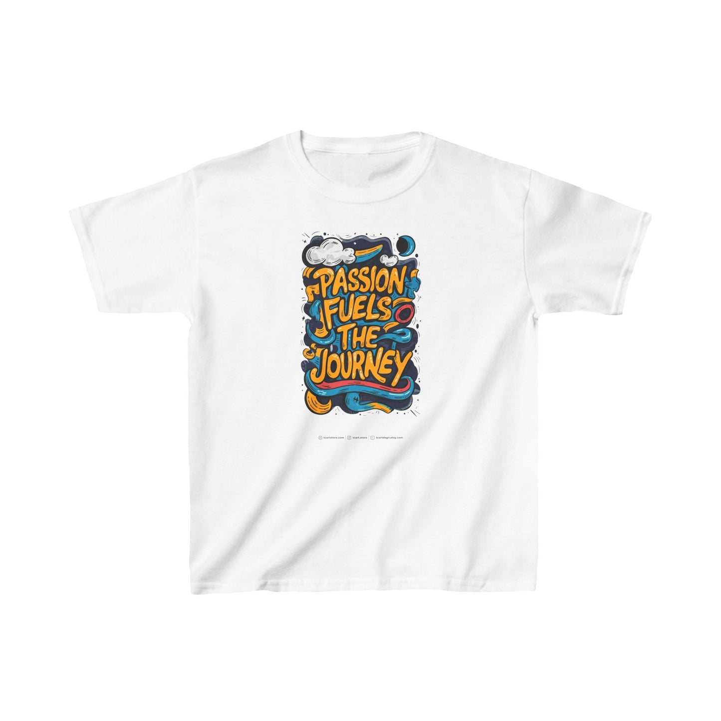 Passion Fuels The Journey Kids Heavy Cotton™ Tee