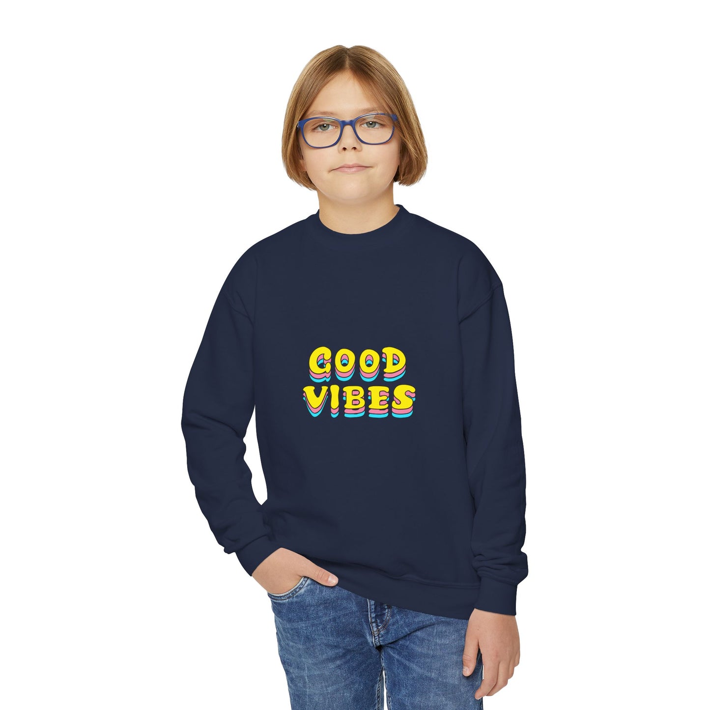 Good Vibes Youth Crewneck Sweatshirt