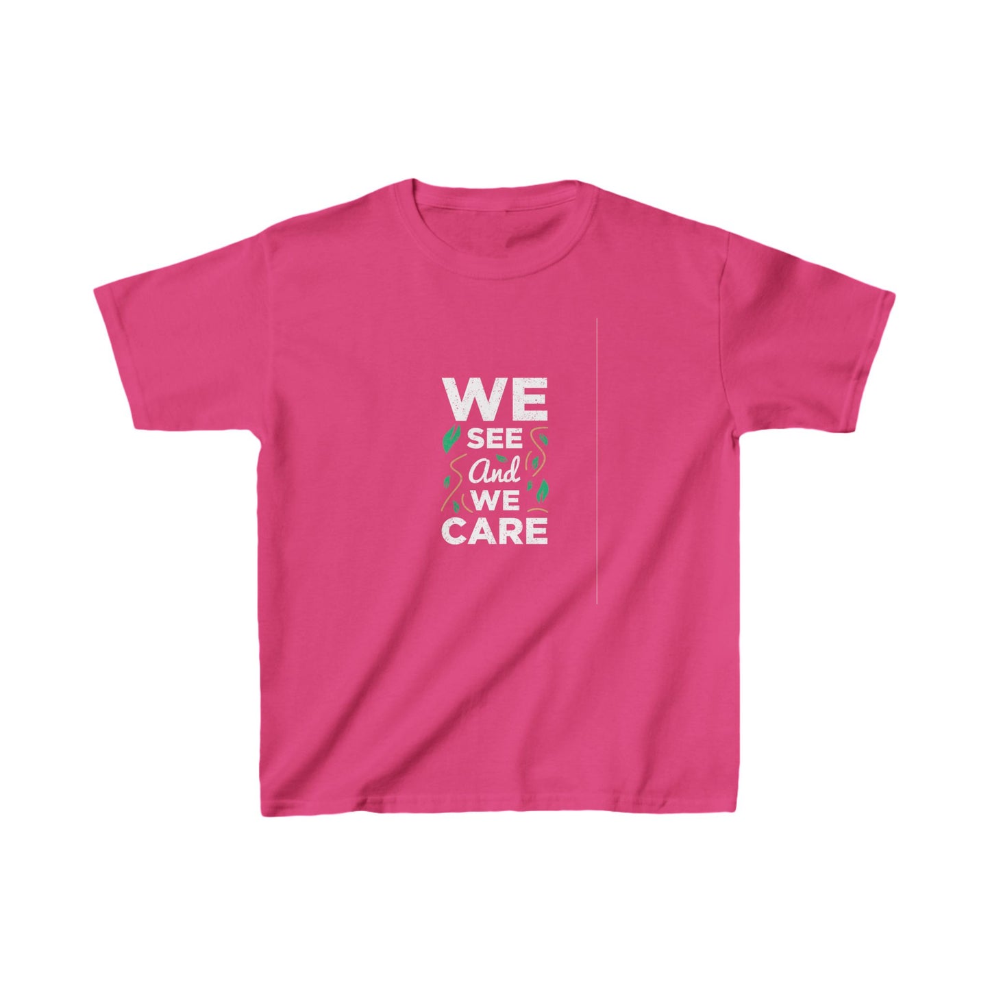 We See And We Care Kids Heavy Cotton™ Tee