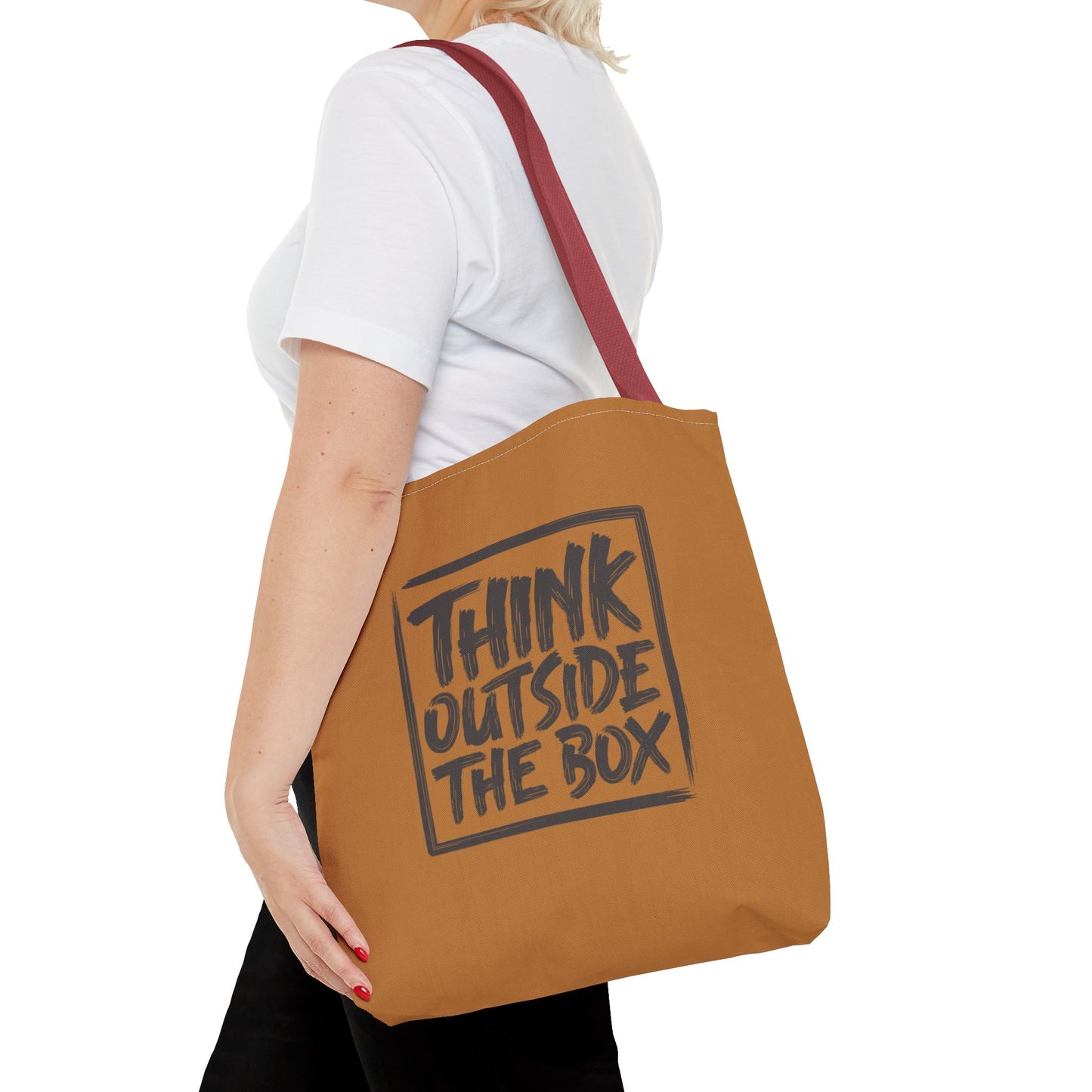 Think Outside The Box Tote Bag (AOP)