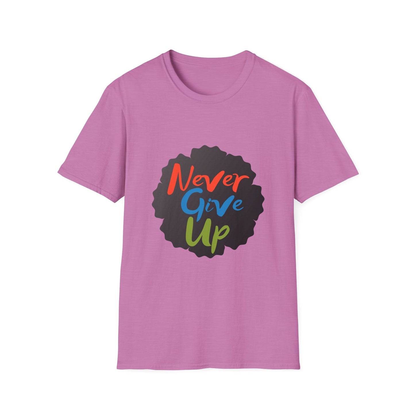 Never Give Up Unisex Softstyle T-Shirt