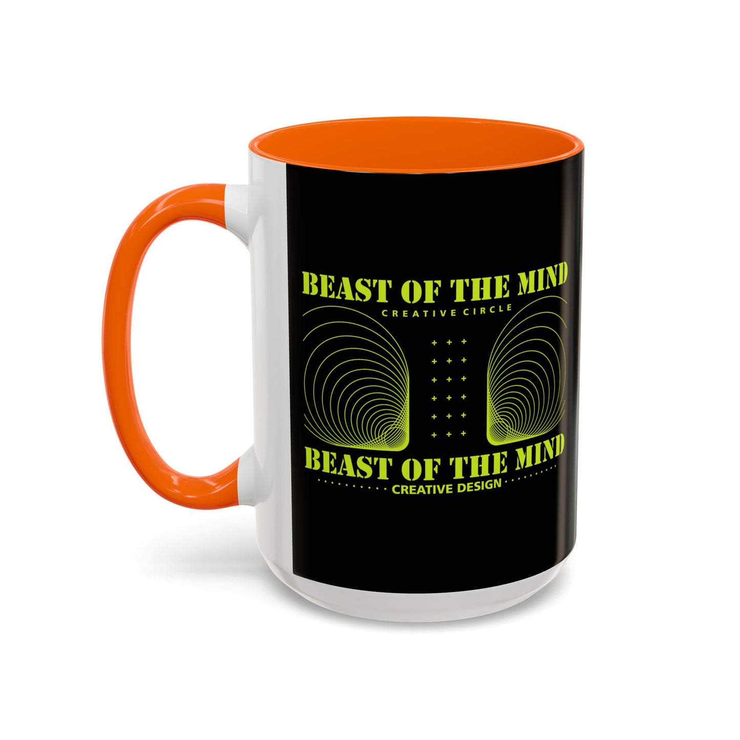 Beast Of The Mind Creative Circle Accent Coffee Mug (11, 15oz)