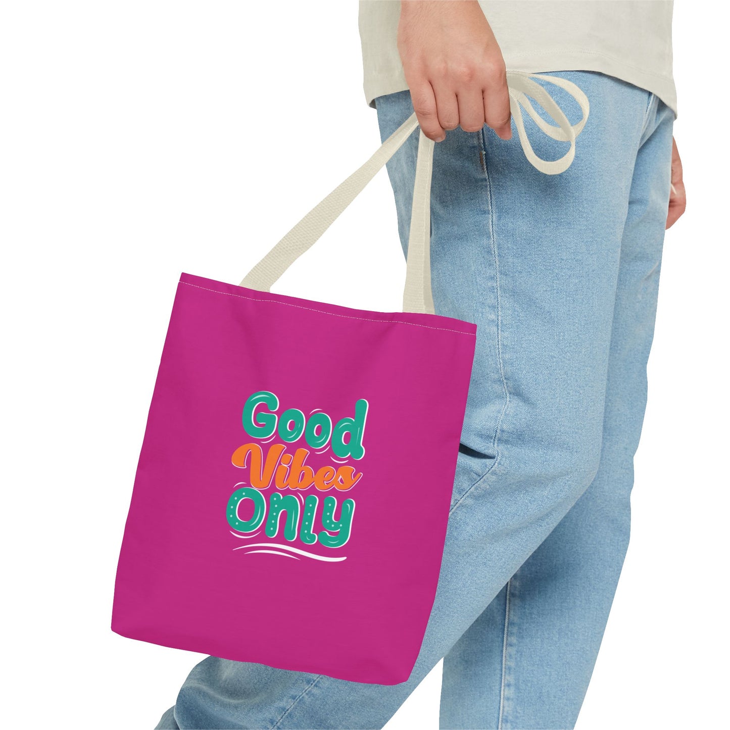 Good Vides Only Tote Bag (AOP)