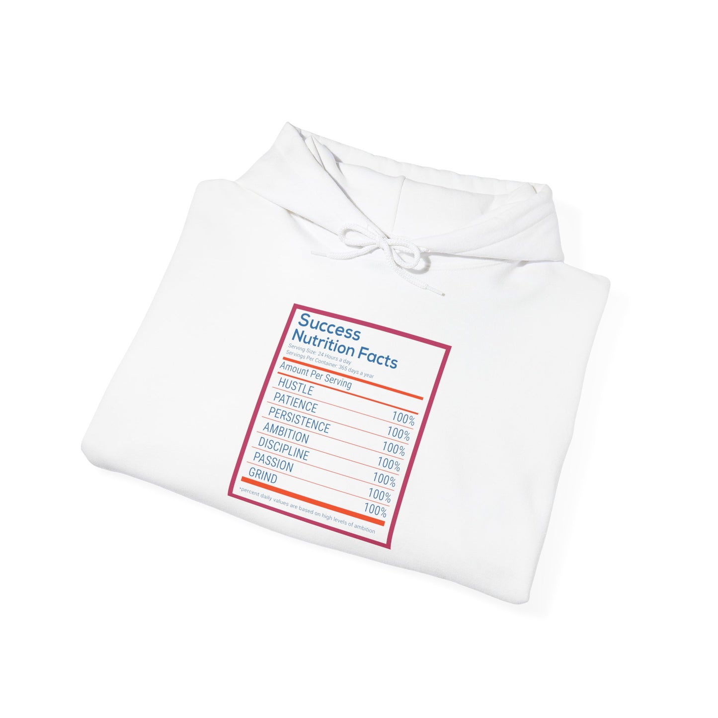 Success Nutrition Facts Unisex Heavy Blend™ Hooded Sweatshirt