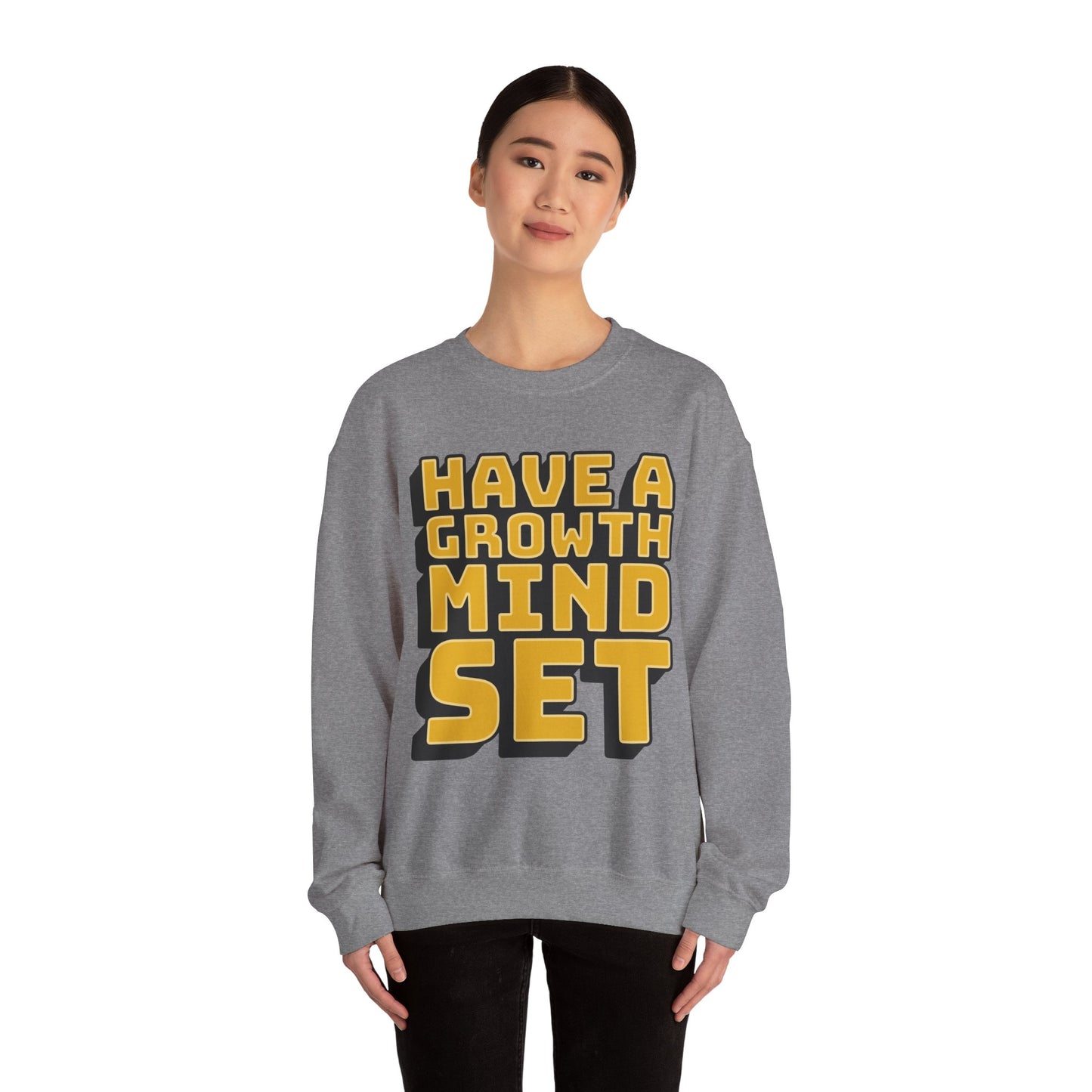 Have A Growth Mind Set Unisex Heavy Blend™ Crewneck Sweatshirt