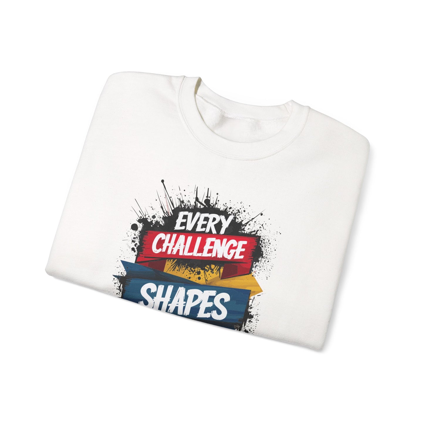 Every Challenge Shapes Your Strength Unisex Heavy Blend™ Crewneck Sweatshirt