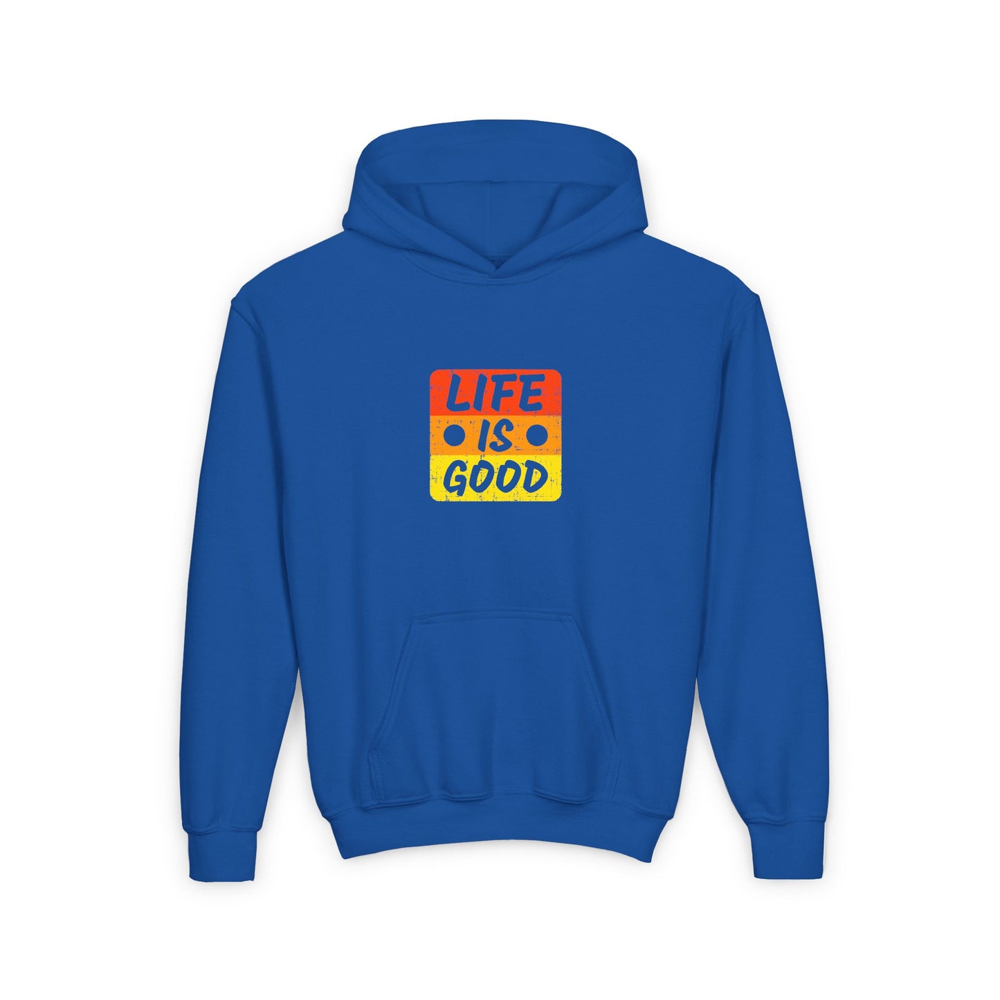 Life Is Good Youth Heavy Blend Hooded Sweatshirt