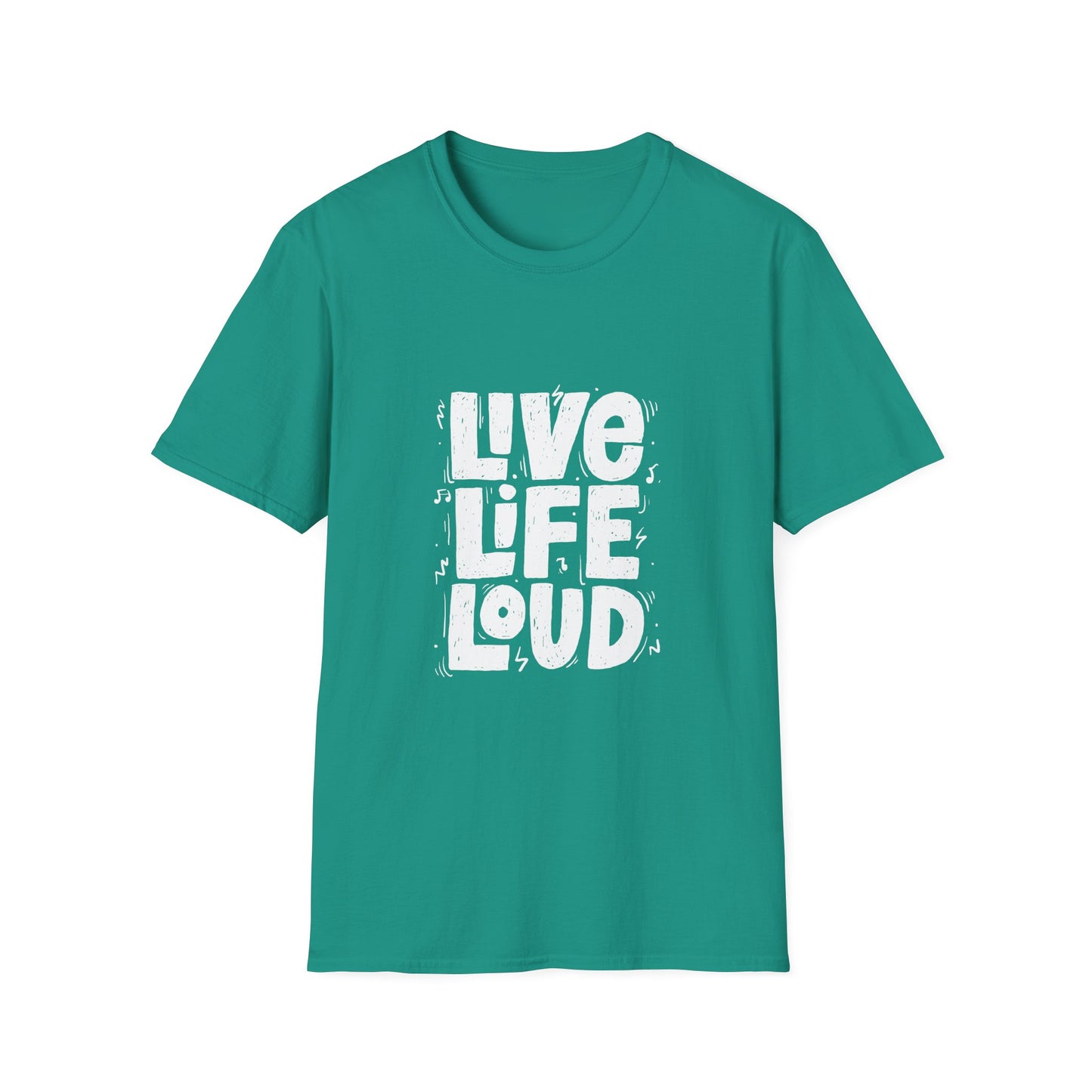 Live Life Loud Unisex Softstyle T-Shirt