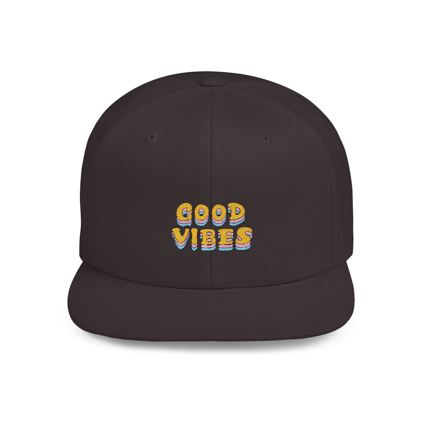 Good Vibes Flat Bill Snapback