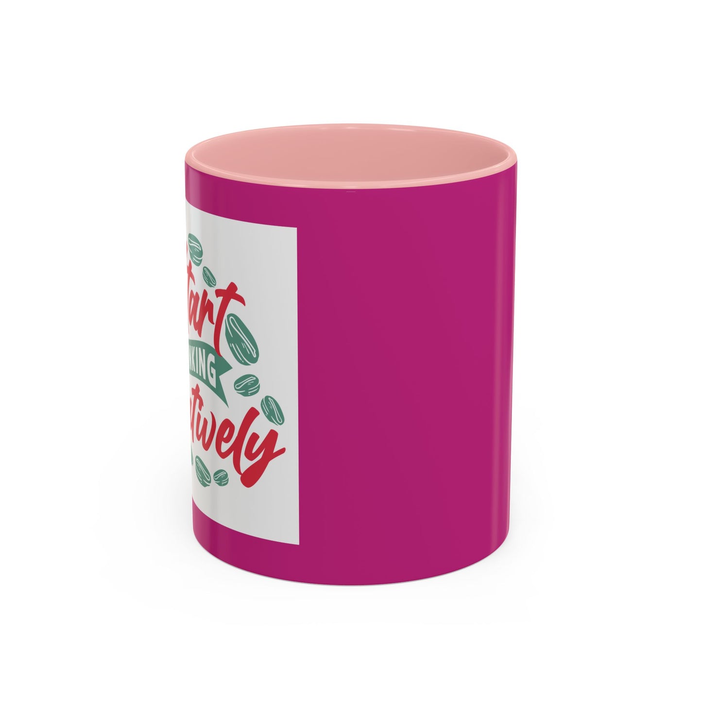 Start Thinking Accent Coffee Mug (11, 15oz)