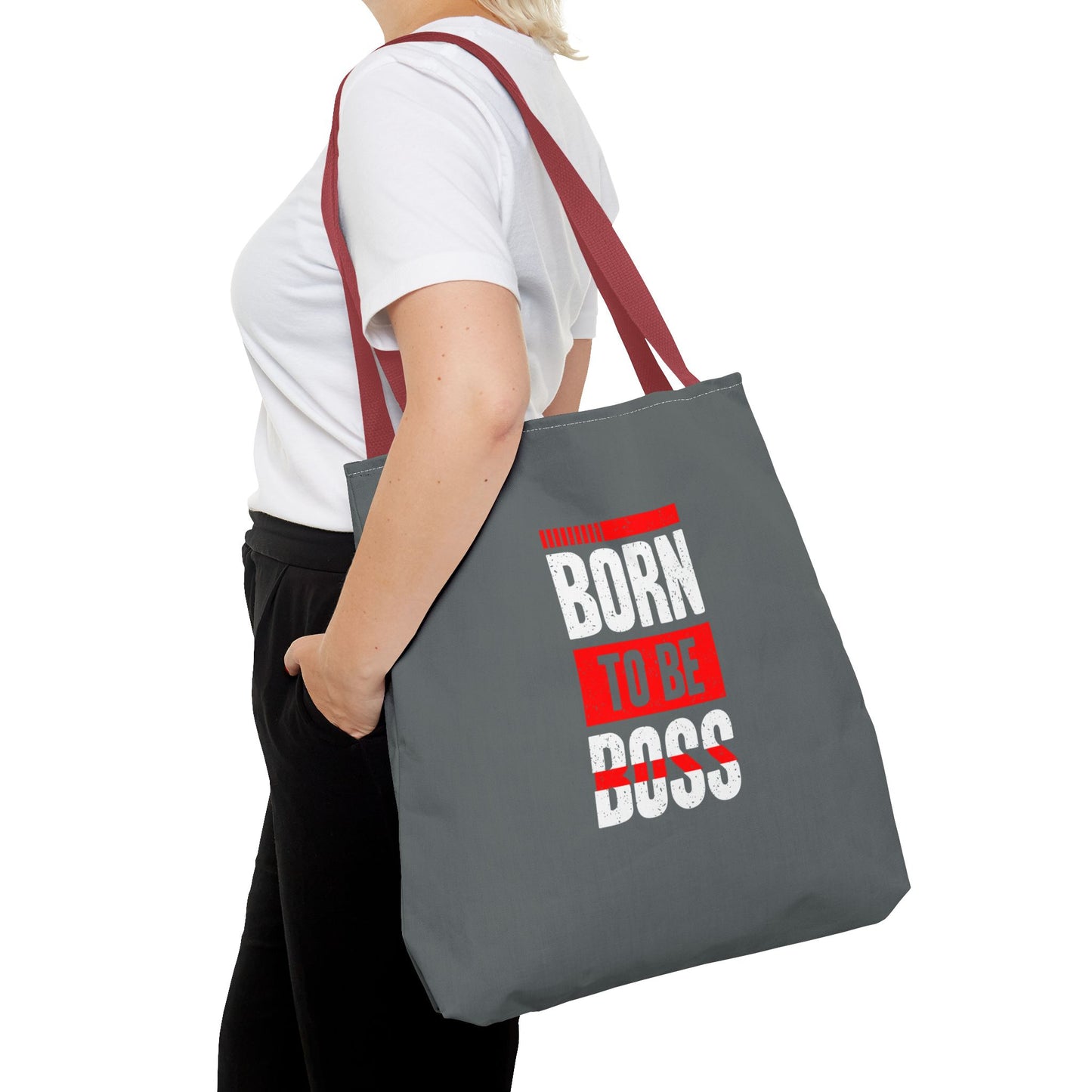 Born To Be Boss Tote Bag (AOP)