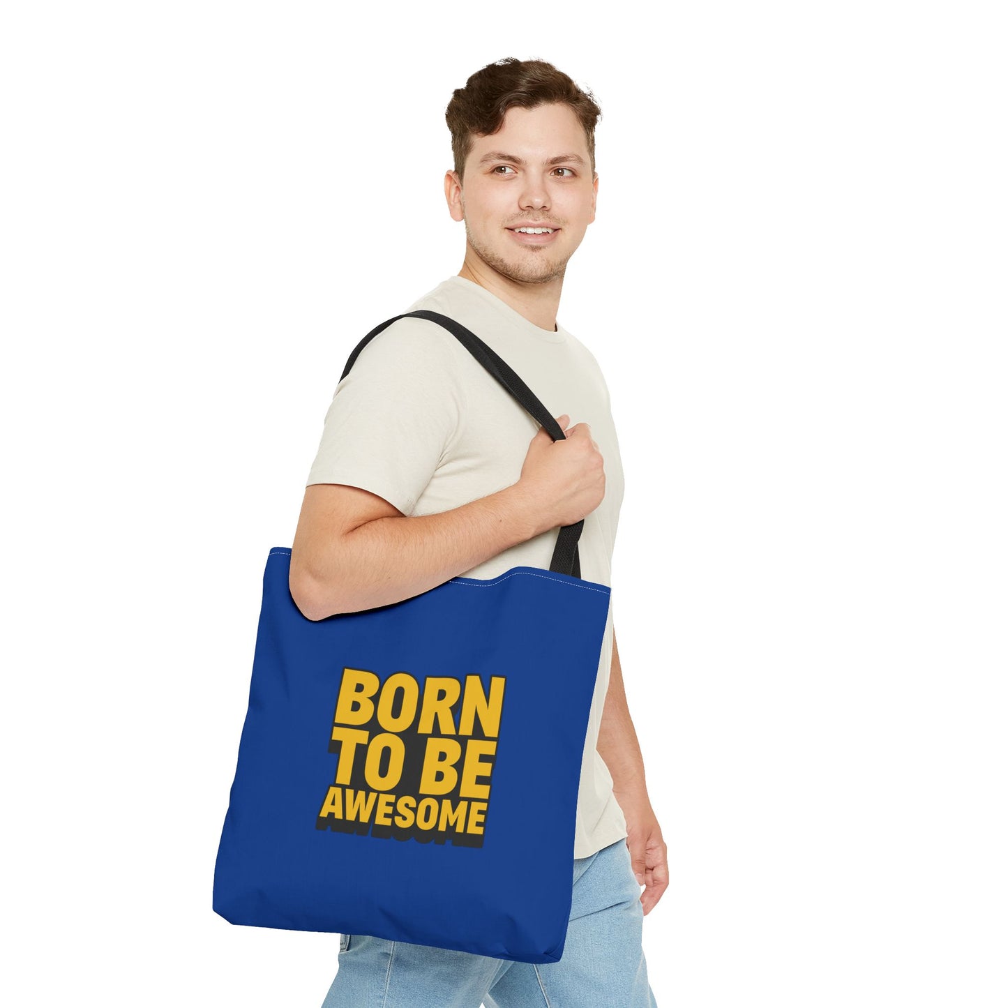 Born To Be Awesome Tote Bag (AOP)
